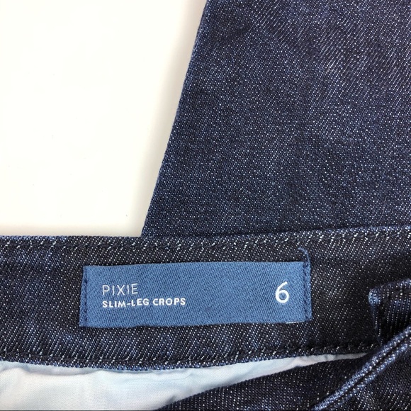J. Jill Pixie Slim Leg Crop Denim Jeans Size 6 - Picture 3 of 6